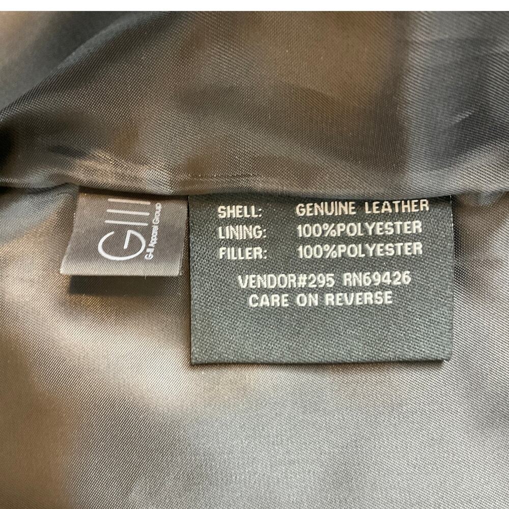 Men's Wilsons Leather Bomber Jacket with Removeable Lining, Black - Size M - Picture 8 of 8